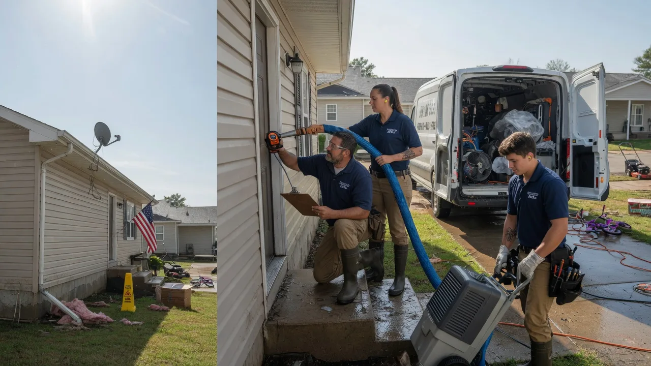 Ceiling Water Damage Restoration in Kinta, OK near me