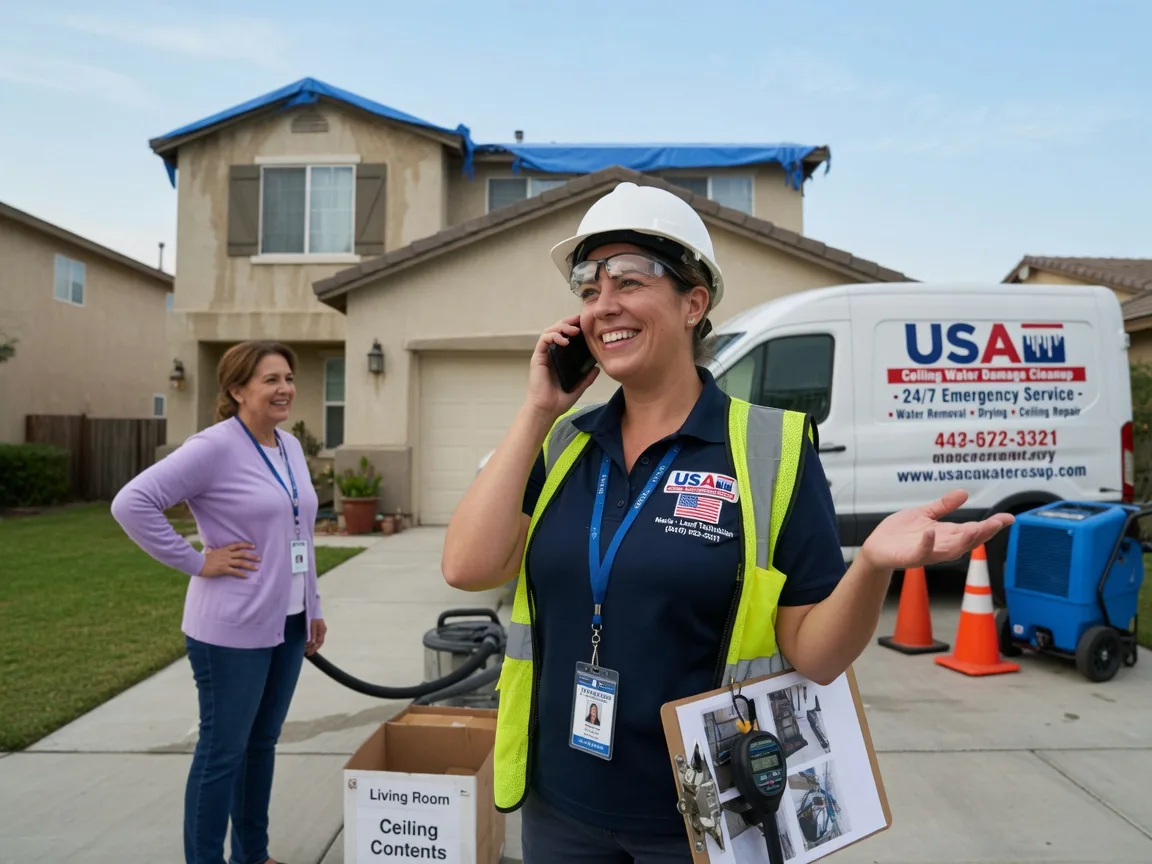 Ceiling Water Damage Restoration Kinta, OK FAQs